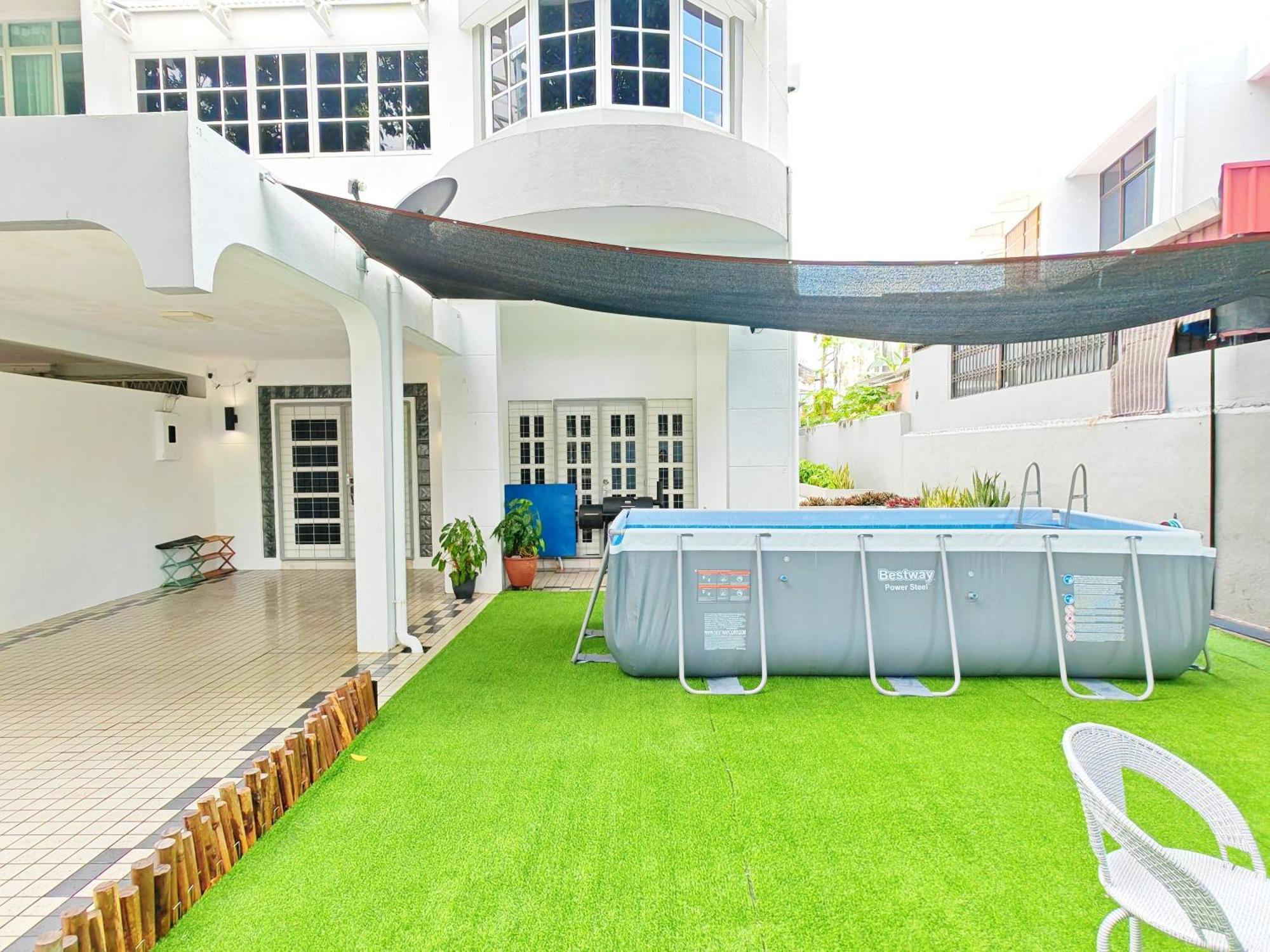527 Beachhouse L 5 Bedroom With Swimming Pool - 3Min Walk To The Beach タンジュンブンガ エクステリア 写真